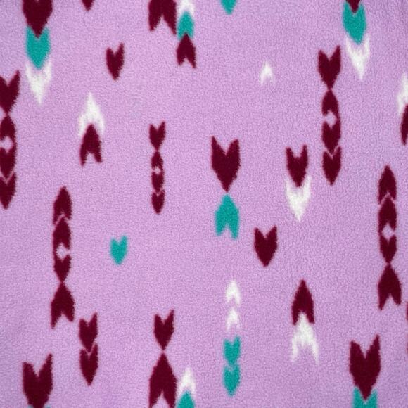 Patagonia Fleece Micro D Bunting Wish Tails Dragon Purple Baby Girl Size NB-7lbs - Picture 3 of 11